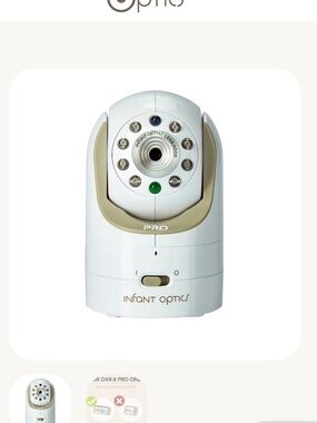 Infant Optics Pro White & Beige Digital Camera